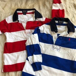 Bundle of Two Polo Long Sleeve Collared Tees